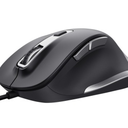Mouse Trust Fyda cu fir 5000 DPI, negru - Img 5