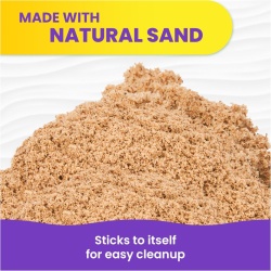 Nisip Kinetic Original Natural Brown (Maro), Set XXL 5 kg (11 lbs) pentru Modelare și Creativitate, Jucărie Senzorială Non-toxică pentru Copii 3 Ani+ - Img 7