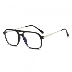Ochelari De Calculator Unisex Techsuit 83092, Anti-Blue Light, Negri Argintii