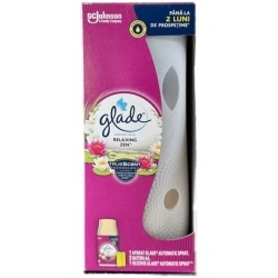 Odorizant aer cu actiune continua pentru camera Automatic Relaxing Zen 269 ml, Glade