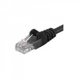 PACHCORD UTP RJ45 Cat.5e 0.25m NEGRU