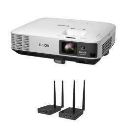 Pachet cu Videoproiector EPSON EB-2250U WUXGA 1920 x 1200 , 5000 lumeni si Extender HDMI Wireless E5100W