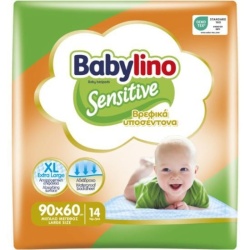 Pachet protectii pat pentru bebelusi Babylino Sensitive, 90x60cm, 14 bucati