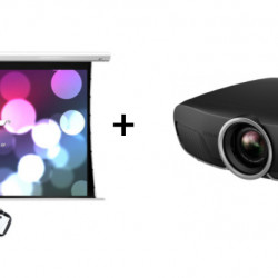 Pachet videoproiectie cu Epson 4K EH-TW9400 si ecran electric EliteScreens Saker SKT135XHW-E6, 16:9