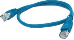 PATCH CORD FTP GEMBIRD Cat5e, cupru-aluminiu, 1 m, albastru, AWG26, ecranat "PP22-1M/B" (timbru verde 0.08 lei)