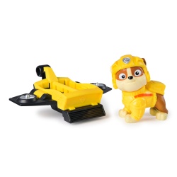 PATRULA CATELUSILOR ACTION PUPS SET VEHICUL DE SALVARE HOVERBOARD SI FIGURINA RUBBLE 5 CM - Img 3