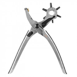 Perforatoare din piele 9" Deli Tools EDL1919C (argintiu) - Img 2