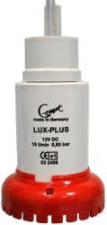 Pompă Submersibilă 12V Comet Lux Plus, Debit 19 L/min, Presiune 0.85 Bar, Înălțime Pompare 8.5 m, Pompă Apă Curată pentru Rulote, Autorulote, Ambarcațiuni și Camping