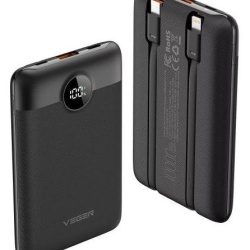 POWER BANK USB 10000MAH/22.5W W/CABLE C11 W1170 VEGER