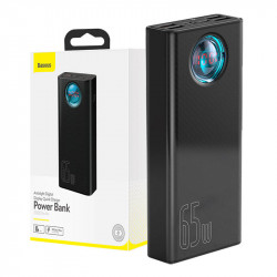 Powerbank Baseus Amblight 30000mAh, 4xUSB, USB-C, 65W (negru)