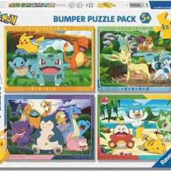 PUZZLE POKEMON BUMPER PACK 4X100