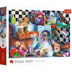 PUZZLE TREFL 1500 DOG MADNESS