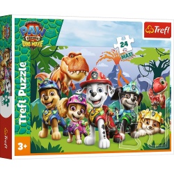 PUZZLE TREFL 24 MAXI PATRULA CATELUSILOR PRIETENIE PREISTORICA