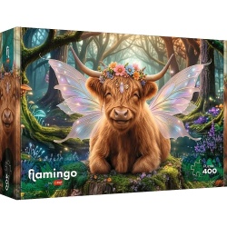 PUZZLE TREFL 400 FLAMINGO PASTRATORUL DE VISE AL PADURII