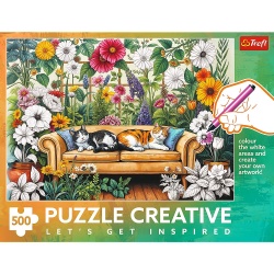 PUZZLE TREFL 500 CREATIVE ORANGERIA PSICII - Img 3