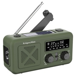 RADIO MULTIFUNCTIONAL SOLAR 2000MAH KRUGER&MA