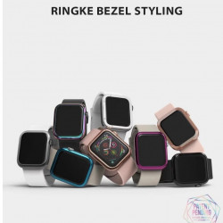 Rama ornamentala Ringke Bezel Styling pentru Apple Watch 44mm, Negru - Img 3