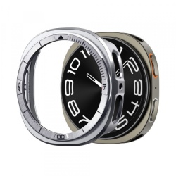 Rama Protectie Spigen Tune Pro Pilot pentru Samsung Galaxy Watch8 44mm, Argintie