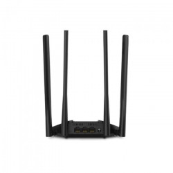 Router Wireless Mercusys MR30G, Gigabit, Dual Band, AC1200, 4 x Antene externe (Negru) - Img 4