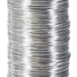 Sârmă Florală pentru Aranjamente Florale, Culoare Argintie, Lungime 100 m, Diametru 0.35 mm