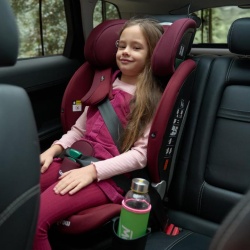 Scaun auto U-Grow,isofix,76-150 cm,rosu - Img 15