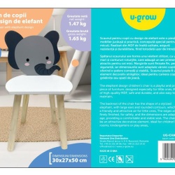 Scaun copii,design elefant, U-Grow - Img 4