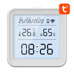 Senzor inteligent de temperatura si umiditate Wi-Fi Gosund S6 (ecran LCD, iluminare din spate) - Img 1