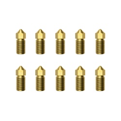 Set 10 Duze Extrudare pentru imprimanta 3D AnkerMake M5, Auriu, 0.2mm