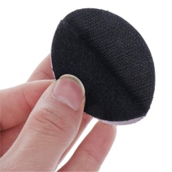 Set 10 Perechi Buline Autoadezive Extra Puternice cu Arici (Hook & Loop), Diametru 50 mm, Negre, Dublu-Adezive, Alternativă Curată la Cuie și Șuruburi, pentru Casă, Școală și Birou - Img 4