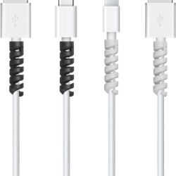 Set 14 Protecții din Silicon pentru Cabluri Typec, Spirale Flexibile Anti-Rupere și Prelungire Durată de Viață Cabluri de Încărcare, Căști și USB - Img 6