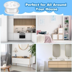 Set 2 Chei Magnetice de Rezervă pentru Siguranța Copiilor, Chei Magneți pentru Dulapuri și Sertare, Montaj Fără Unelte, Design Ergonomic - Img 2