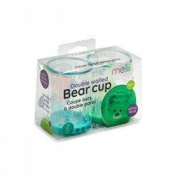 SET 2 PAHARE COPII DESIGN INTERIOR URS, MELII, ALBASTRU&VERDE