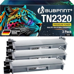 Set 3 cartușe toner compatibile Brother TN-2320 XXL / TN-2310, Typec, Negru (Black), pentru DCP-L2520DW, HL-L2340DW, MFC-L2700DW