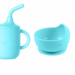 Set 4 piese din silicon,blue