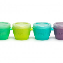 SET 4 RECIPIENTE SILICON SNAP&GO, MELII, 118 ML - Img 2