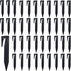 Set 50 Țăruși de Fixare Typec Home pentru Cablu Perimetral Robot de Tuns Gazonul, Cârlige Ancorare Fir Delimitare, Compatibili Worx Landroid, Gardena, Husqvarna, Bosch, Multifuncționali pentru Grădină și Camping
