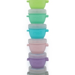 SET 6 RECIPIENTE SILICON SNAP&GO, MELII, 59 ML - Img 2