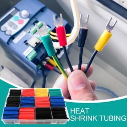 Set 850 Bucăți Tub Termocontractibil pentru Cabluri și Izolații Electrice, 12 Dimensiuni, Cutie Organizatoare, Culori Diverse - Img 7