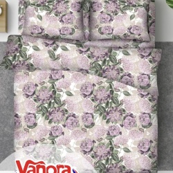 Set de pat king size bumbac,92 gsm,Peony