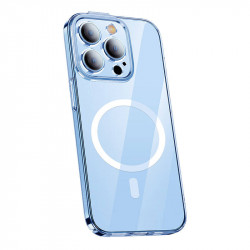 Set husa magnetica transparenta si sticla securizata Baseus Crystal pentru iPhone 14 Pro Max - Img 4