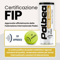 Set Mingi Padel Palbea, Aprobate FIP (International Padel Federation), Presurizate, Vizibilitate Ridicată HV Felt, Durabilitate Crescută, Pentru Toate Suprafețele - Img 5