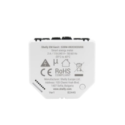 Shelly EM Gen3 one-phase, 2 channel power meter, with 50A clamp included - Img 4