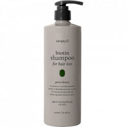 SIMPLYO Biotin Sampon Green Breeze impotriva caderii parului 500 ml