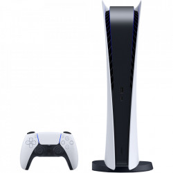 SONY Consola PlayStation 5, PS5 Digital Edition, 16GB RAM, 825 GB SSD, 100-240V, Alb