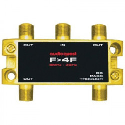Splitter RF Audioquest F to 4F 75Ω Splitter, 1 IN - 4 OUT