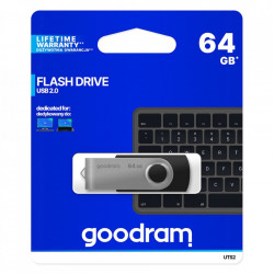 Stick USB Goodram pendrive 64 GB USB 2.0 20 MB/s (rd) - 5 MB/s (wr) flash drive black (UTS2-0640K0R11) - Img 5