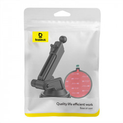 Suport auto Baseus Milky Way Pro Series cu ventuza (negru) - Img 2