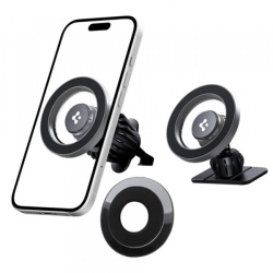 Suport Auto Magnetic Spigen MFT13, Universal, Argintiu