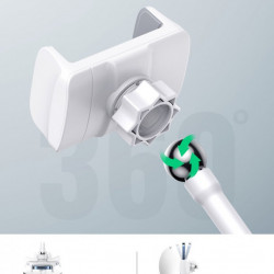 Suport pentru telefon cu LED, Ugreen pentru streaming live video YouTube TikTok alb (60318) - Img 5