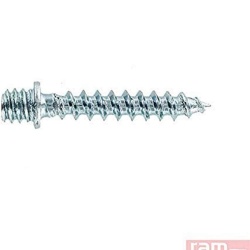 Șurub Suport din Oțel Zincat pentru Lemn, 40 mm, Culoare Argintiu, Cutie cu 100 Bucăți